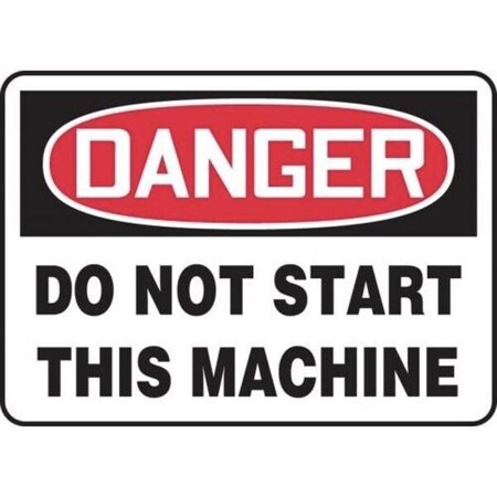 Accuform OSHA DANGER SAFETY SIGN PINCH POINT MEQM038XP MEQM038XP